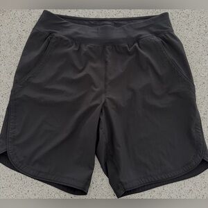 LANDS END swim shorts 12 black modest